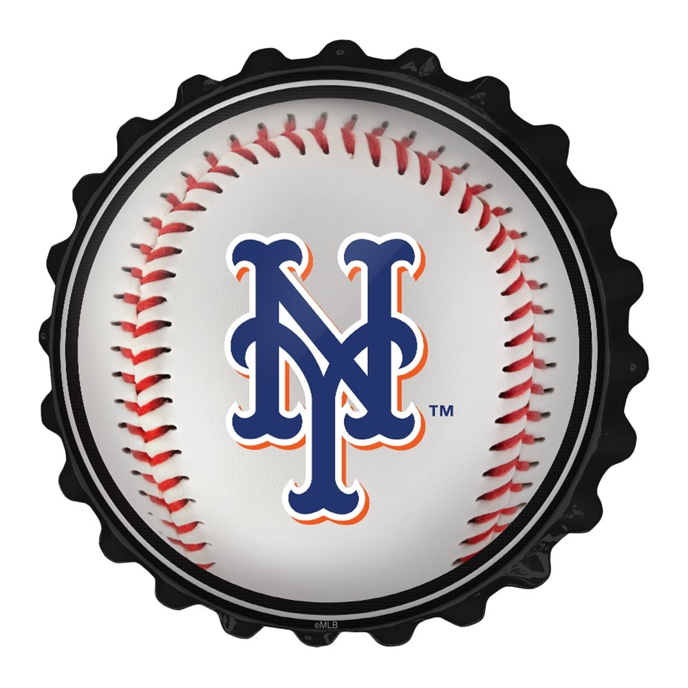 New York Mets: Baseball - Bottle Cap Wall Sign - The Fan-Brand