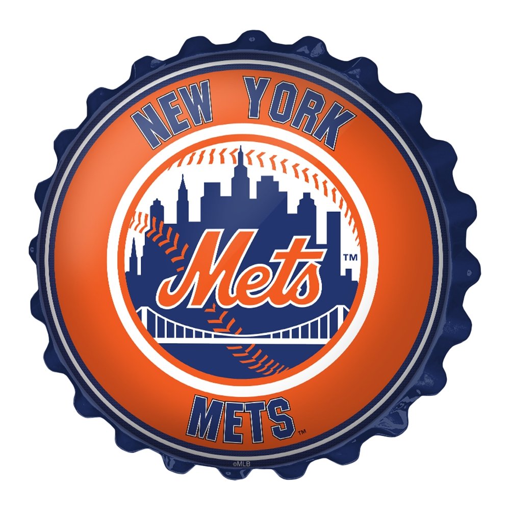 New York Mets: Bottle Cap Wall Sign - The Fan-Brand