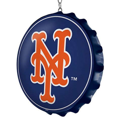 New York Mets: Double-Sided Bottle Cap Dangler - The Fan-Brand