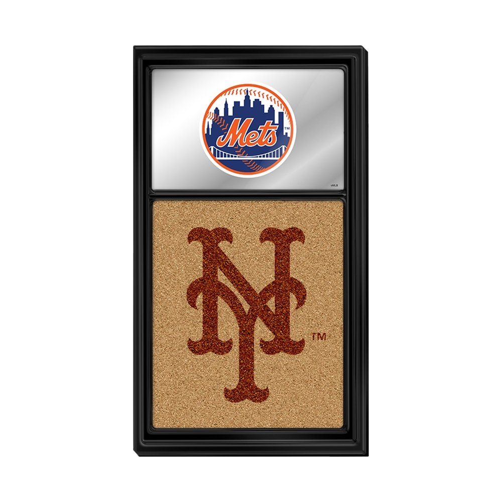 New York Mets: Dual Logo - Mirrored Dry Erase Note Board - The Fan-Brand