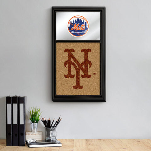 New York Mets: Dual Logo - Mirrored Dry Erase Note Board - The Fan-Brand