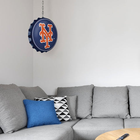 New York Mets: Logo - Bottle Cap Dangler - The Fan-Brand