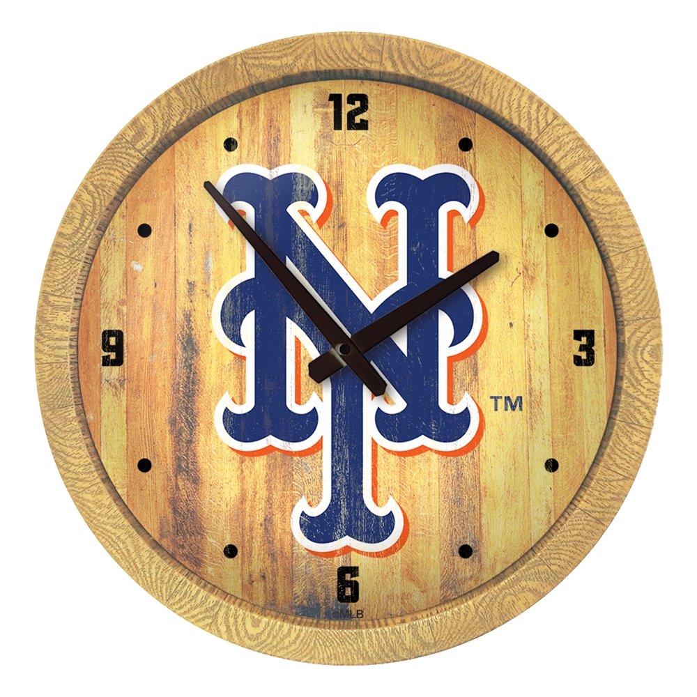 New York Mets: Logo - Weathered 