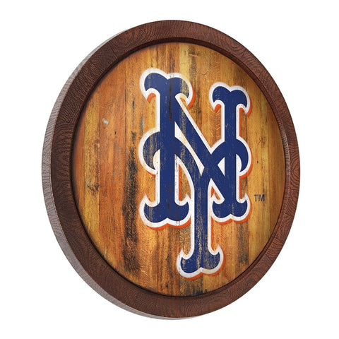 New York Mets: Logo - Weathered 