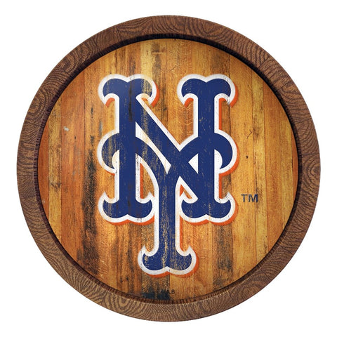 New York Mets: Logo - Weathered 