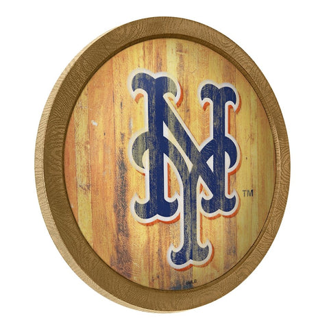 New York Mets: Logo - Weathered 