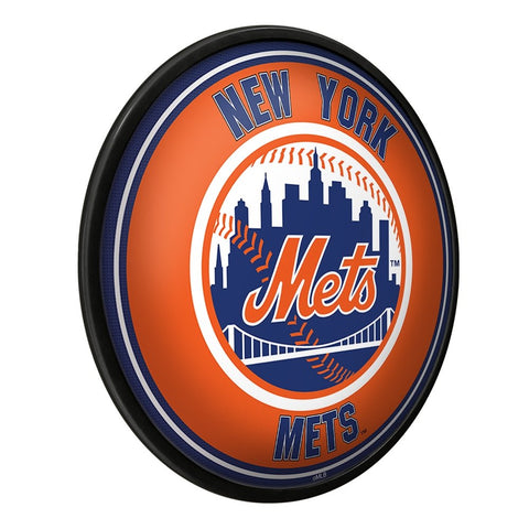 New York Mets: Modern Disc Wall Sign - The Fan-Brand