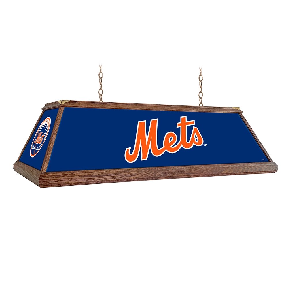 New York Mets: Premium Wood Pool Table Light - The Fan-Brand