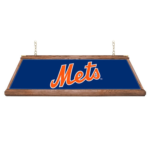 New York Mets: Premium Wood Pool Table Light - The Fan-Brand