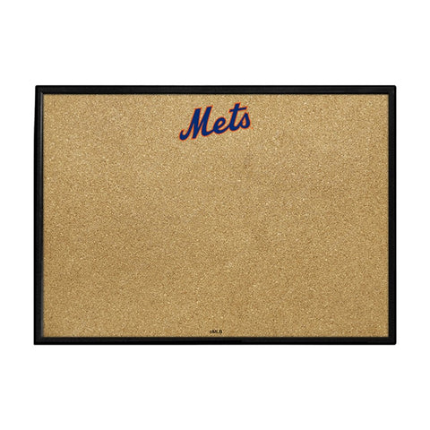 New York Mets: Wordmark - Framed Corkboard - The Fan-Brand