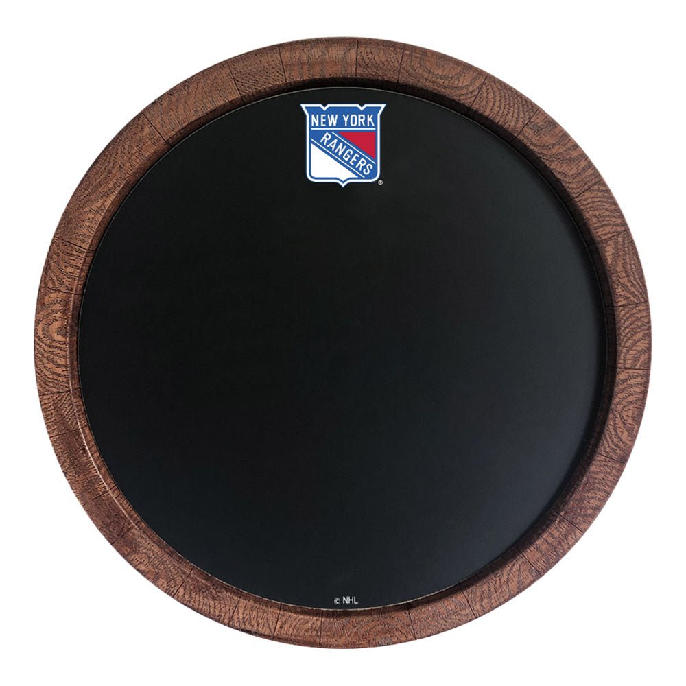 New York Rangers: Barrel Top Chalkboard Sign - The Fan-Brand