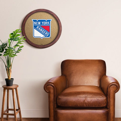 New York Rangers: Barrel Top Cork Note Board - The Fan-Brand