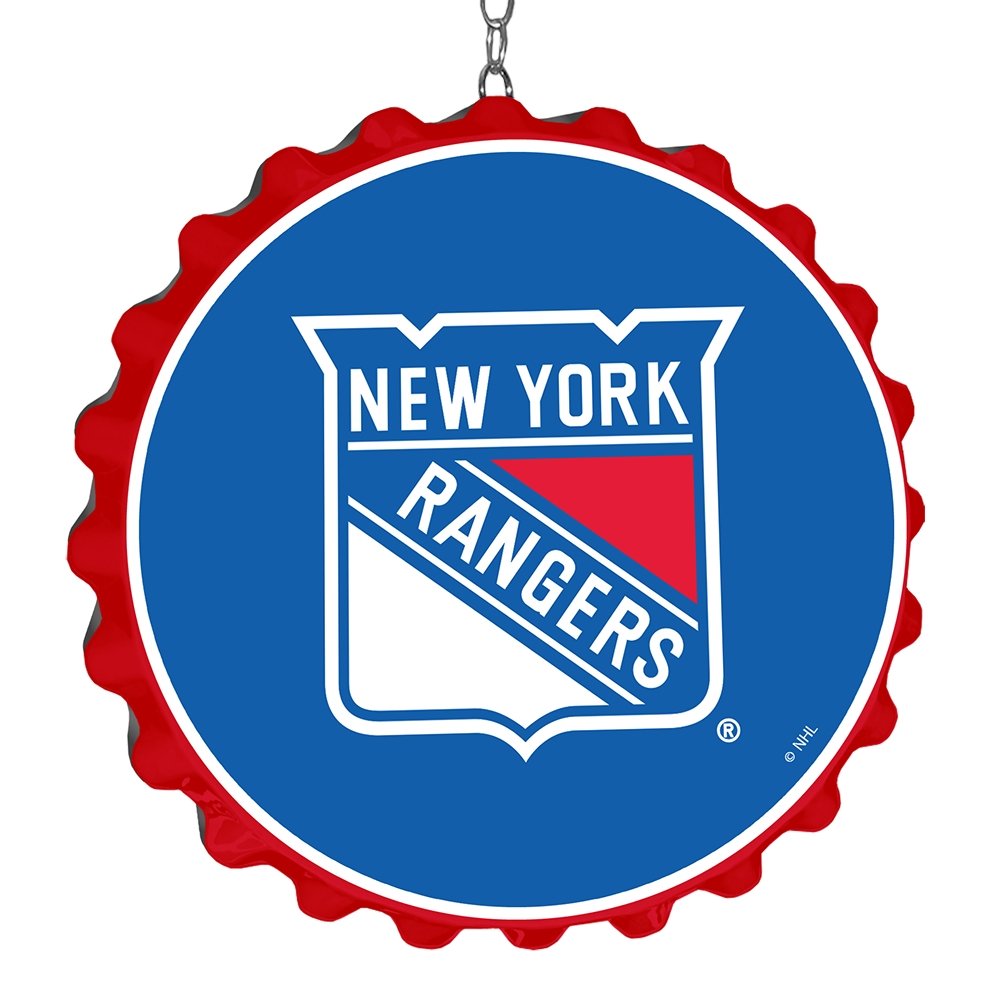 New York Rangers: Bottle Cap Dangler - The Fan-Brand