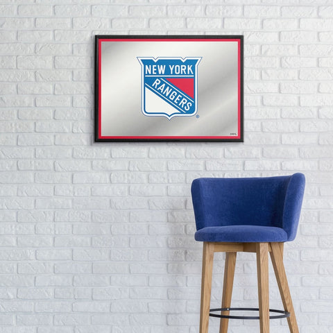 New York Rangers: Framed Mirrored Wall Sign - The Fan-Brand