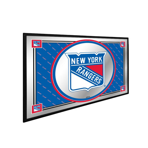 New York Rangers: Team Spirit - Framed Mirrored Wall Sign - The Fan-Brand