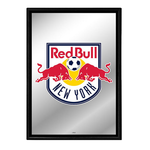 New York Red Bulls: Framed Mirrored Wall Sign - The Fan-Brand