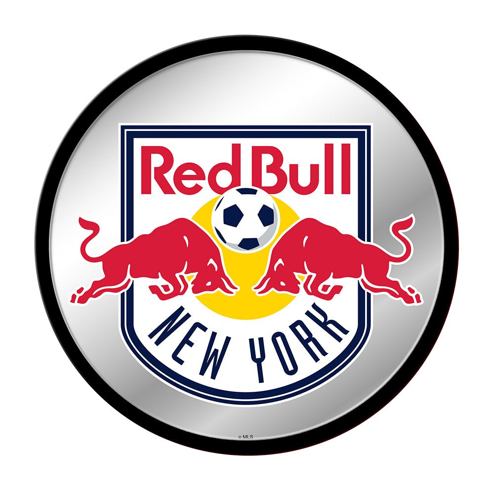 New York Red Bulls: Modern Disc Mirrored Wall Sign - The Fan-Brand