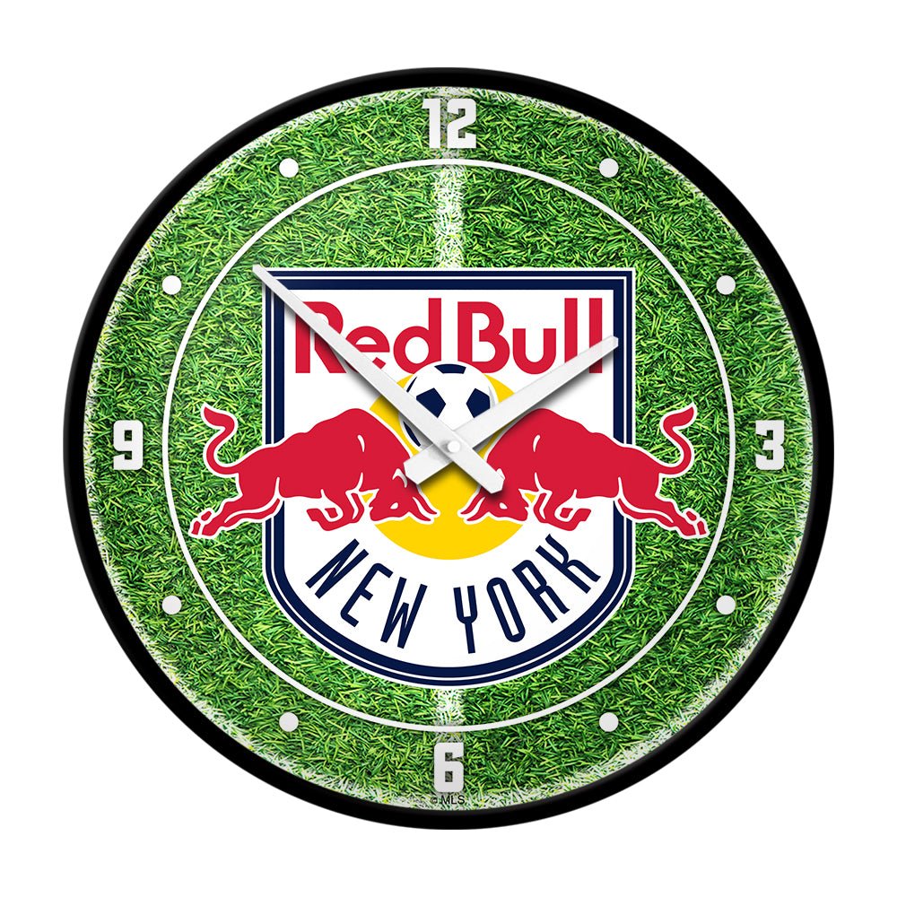 New York Red Bulls: Pitch - Modern Disc Wall Clock - The Fan-Brand