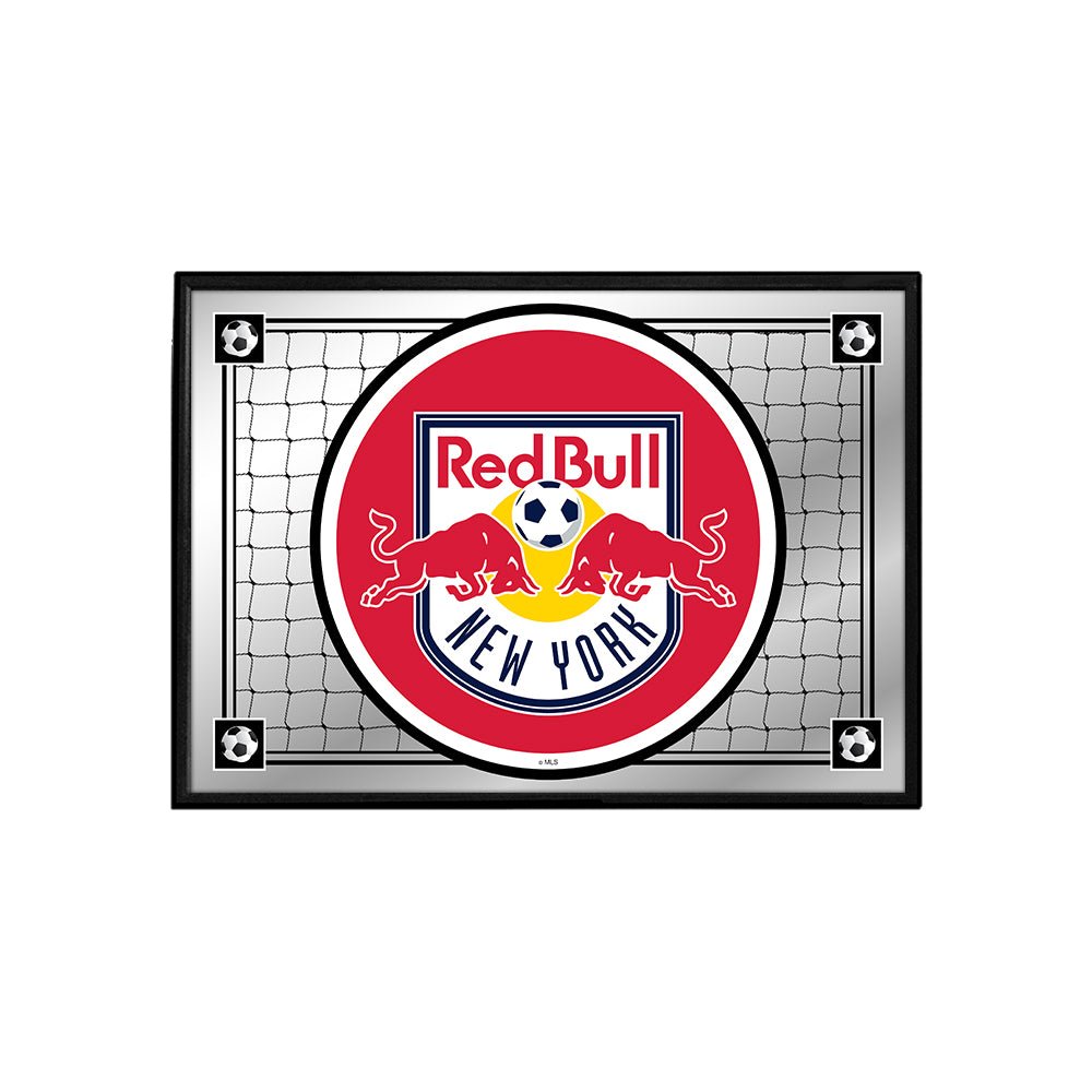 New York Red Bulls: Team Spirit - Framed Mirrored Wall Sign - The Fan-Brand
