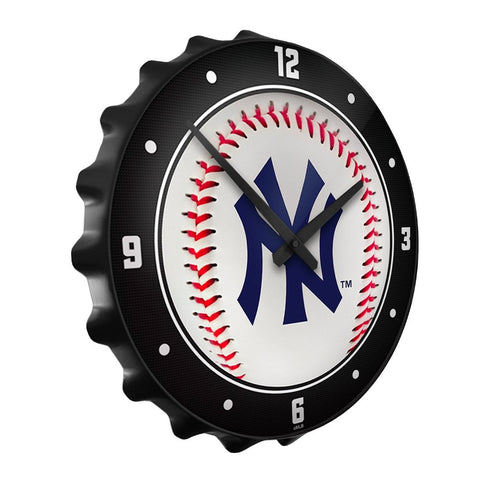 New York Yankees: Baseball - Bottle Cap Wall Clock - The Fan-Brand