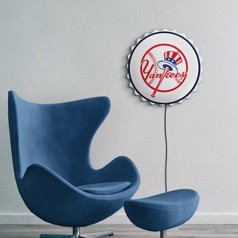 New York Yankees: Bottle Cap Wall Light - The Fan-Brand