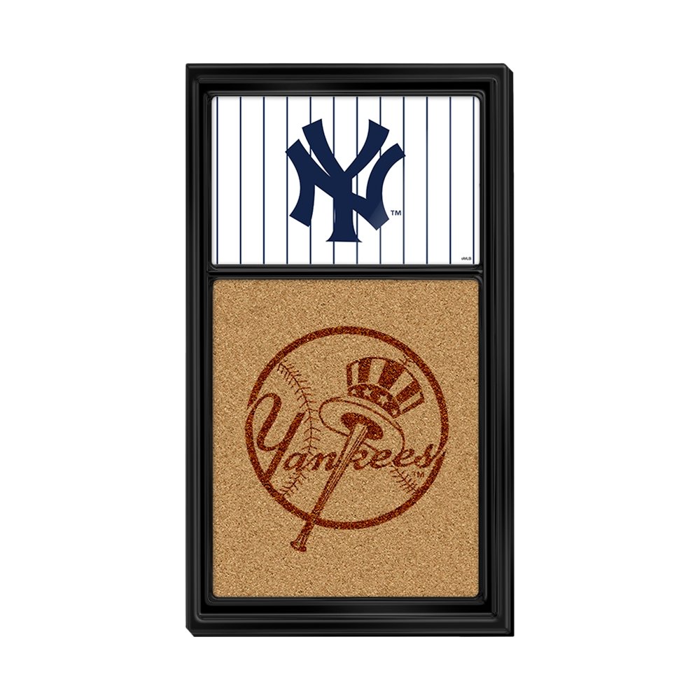 New York Yankees: Dual Logo - Cork Note Board - The Fan-Brand