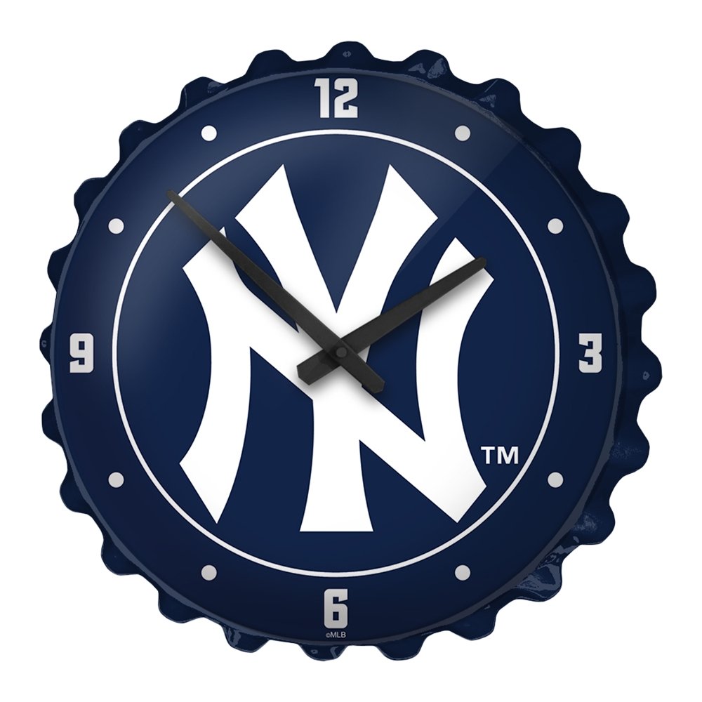 New York Yankees: Logo - Bottle Cap Wall Clock - The Fan-Brand