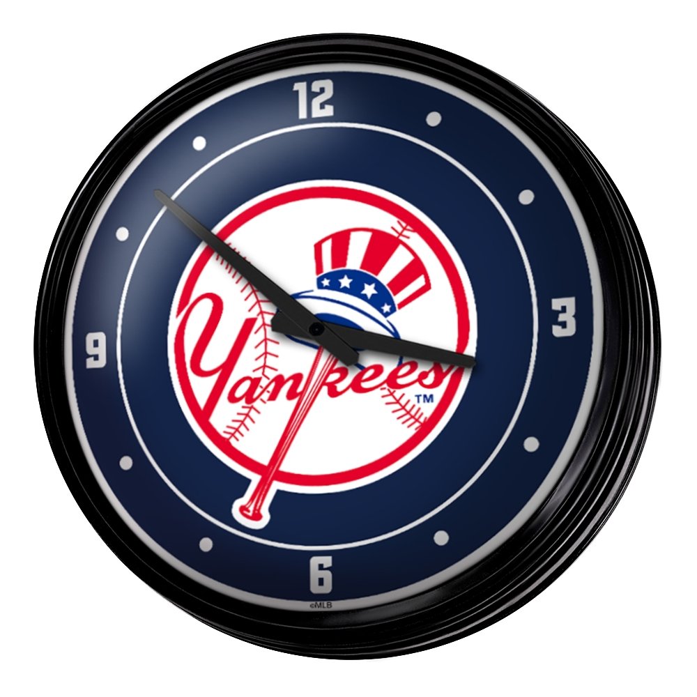New York Yankees: Logo - Retro Lighted Wall Clock - The Fan-Brand