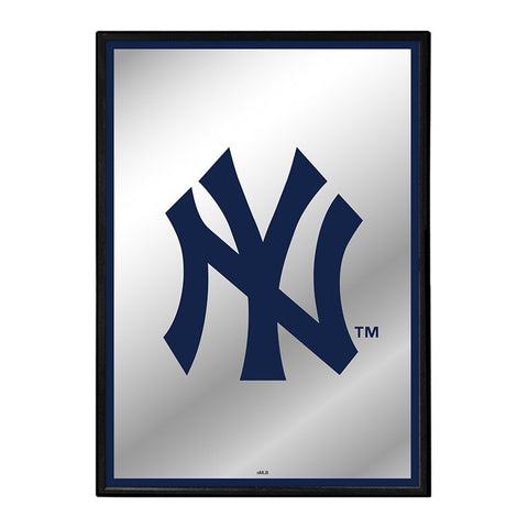 New York Yankees: Vertical Framed Mirrored Wall Sign - The Fan-Brand