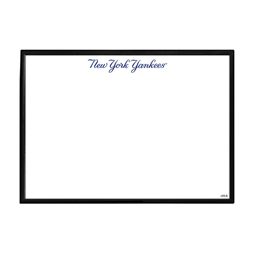 New York Yankees: Wordmark - Framed Dry Erase Wall Sign - The Fan-Brand