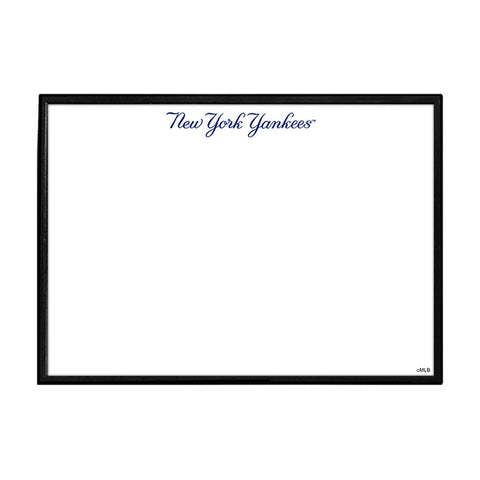 New York Yankees: Wordmark - Framed Dry Erase Wall Sign - The Fan-Brand