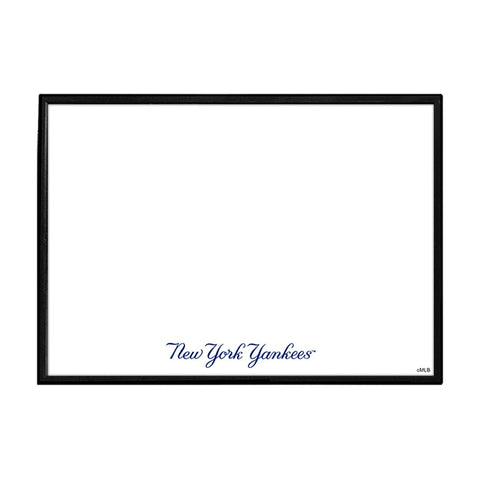 New York Yankees: Wordmark - Framed Dry Erase Wall Sign - The Fan-Brand