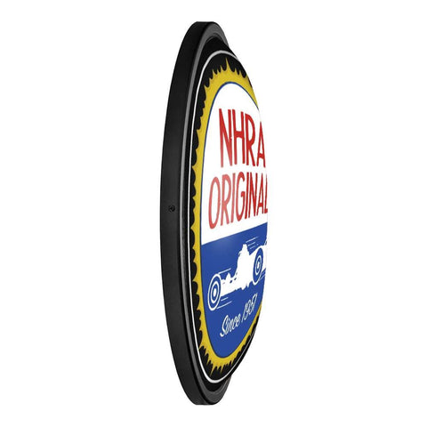 NHRA: Classic - Round Slimline Lighted Wall Sign - The Fan-Brand
