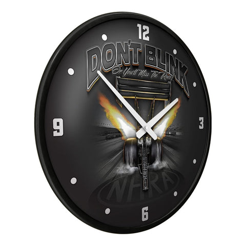 NHRA: Don't Blink - Modern Disc Wall Clock - The Fan-Brand