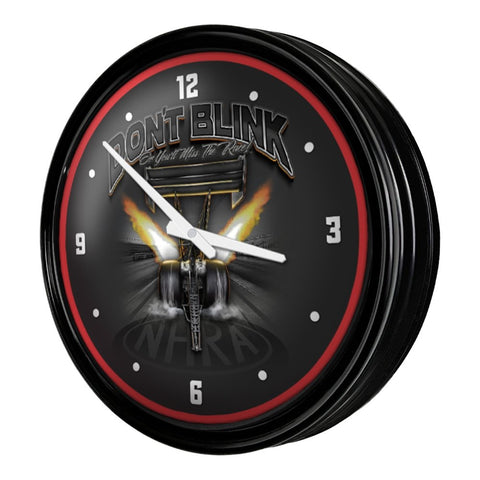 NHRA: Don't Blink - Retro Lighted Wall Clock - The Fan-Brand