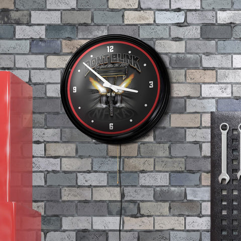 NHRA: Don't Blink - Retro Lighted Wall Clock - The Fan-Brand