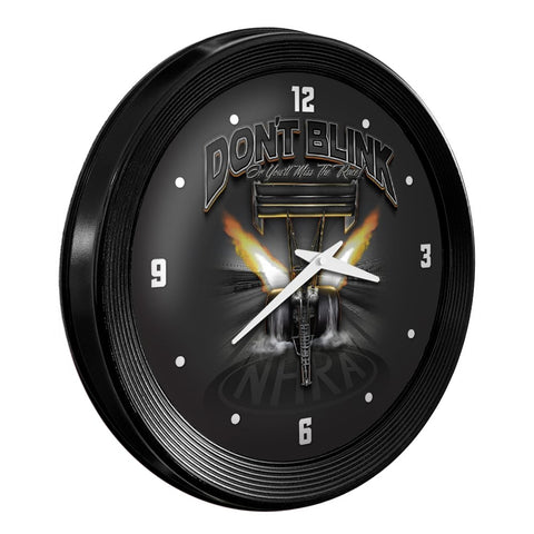 NHRA: Don't Blink - Ribbed Frame Wall Clock - The Fan-Brand