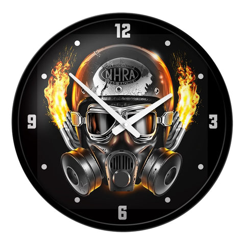 NHRA: Gas Mask - Modern Disc Wall Clock - The Fan-Brand