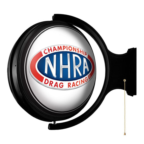 NHRA: Original Round Rotating Lighted Wall Sign - The Fan-Brand