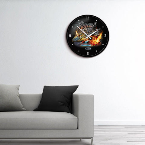 NHRA: Rumble - Modern Disc Wall Clock - The Fan-Brand