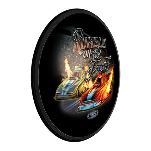 NHRA: Rumble - Round Slimline Lighted Wall Sign - The Fan-Brand