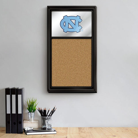 North Carolina Tar Heels: Mirrored Cork Note Board - The Fan-Brand