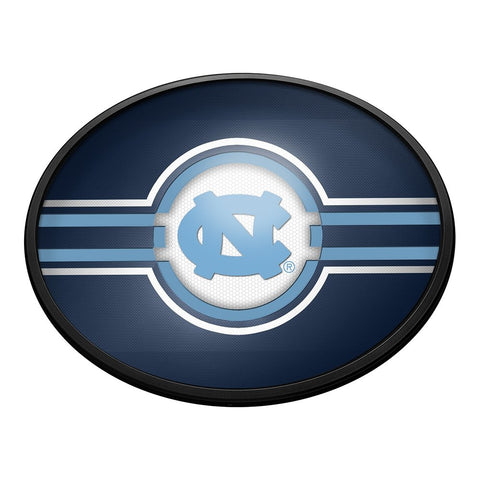 North Carolina Tar Heels: Oval Slimline Lighted Wall Sign - The Fan-Brand