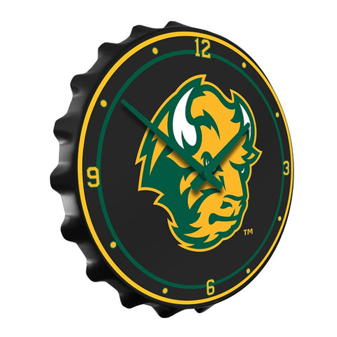 North Dakota State Bison: Thundar - Bottle Cap Wall Clock - The Fan-Brand