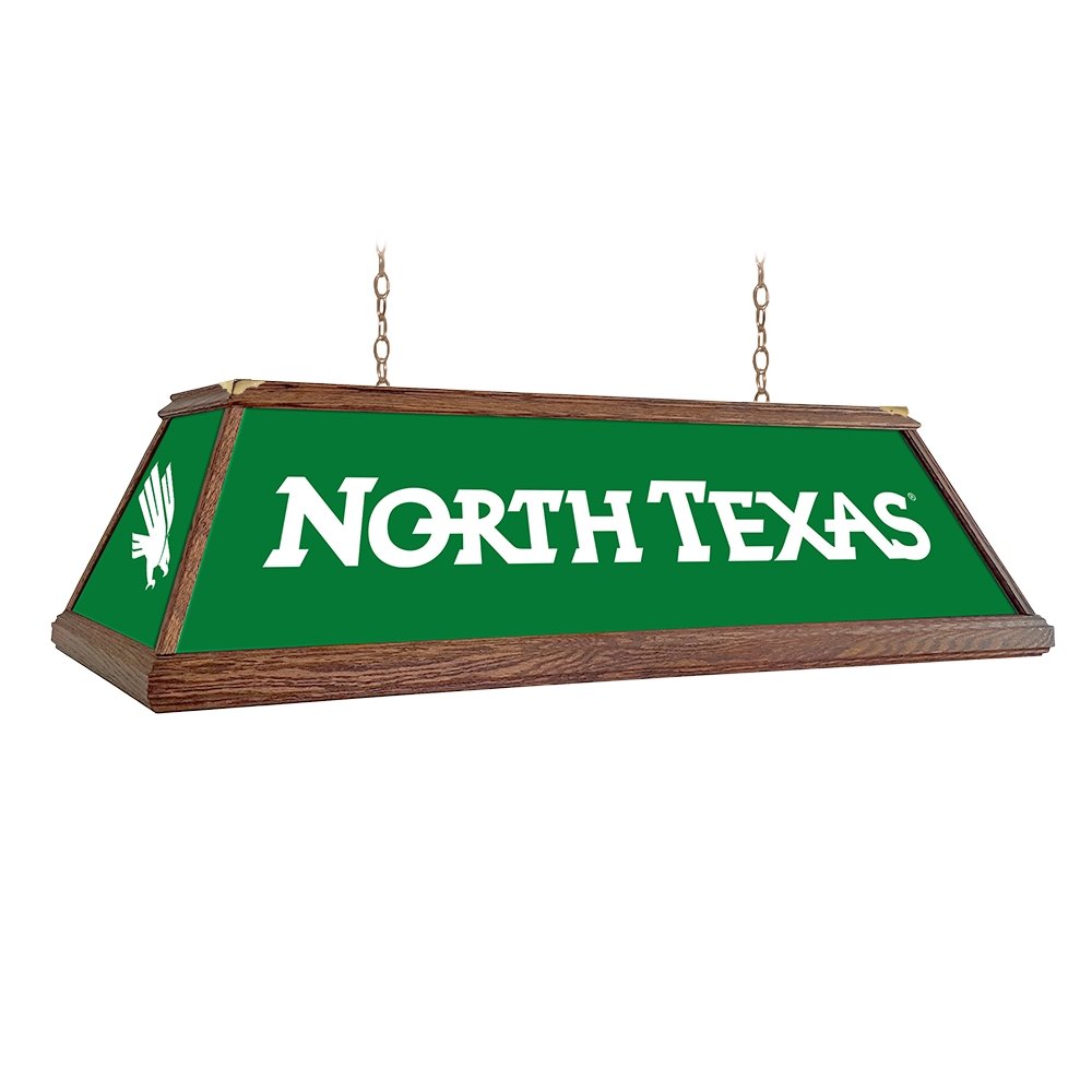 North Texas Mean Green: Premium Wood Pool Table Light - The Fan-Brand