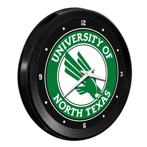 North Texas Mean Green: Ribbed Frame Wall Clock - The Fan-Brand