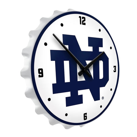 Notre Dame Fighting Irish: Bottle Cap Lighted Wall Clock - The Fan-Brand