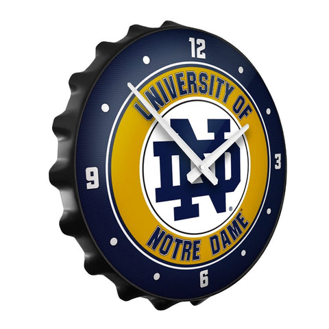 Notre Dame Fighting Irish: Bottle Cap Wall Clock - The Fan-Brand