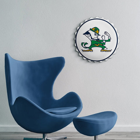Notre Dame Fighting Irish: Leprechaun - Bottle Cap Wall Sign - The Fan-Brand