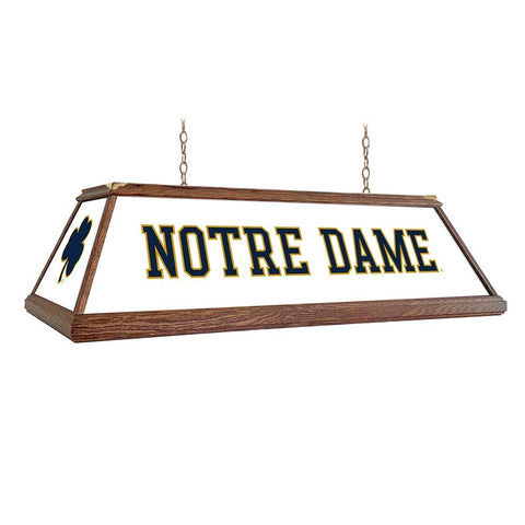 Notre Dame Fighting Irish: Premium Wood Pool Table Light - The Fan-Brand